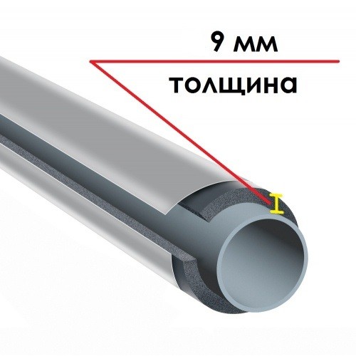 Трубка K-FLEX 09x125-1 ST IC CLAD SR