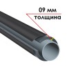 K-FLEX 09x160-1 ST IC CLAD BK - трубка изоляционная (К-ФЛЕКС)
